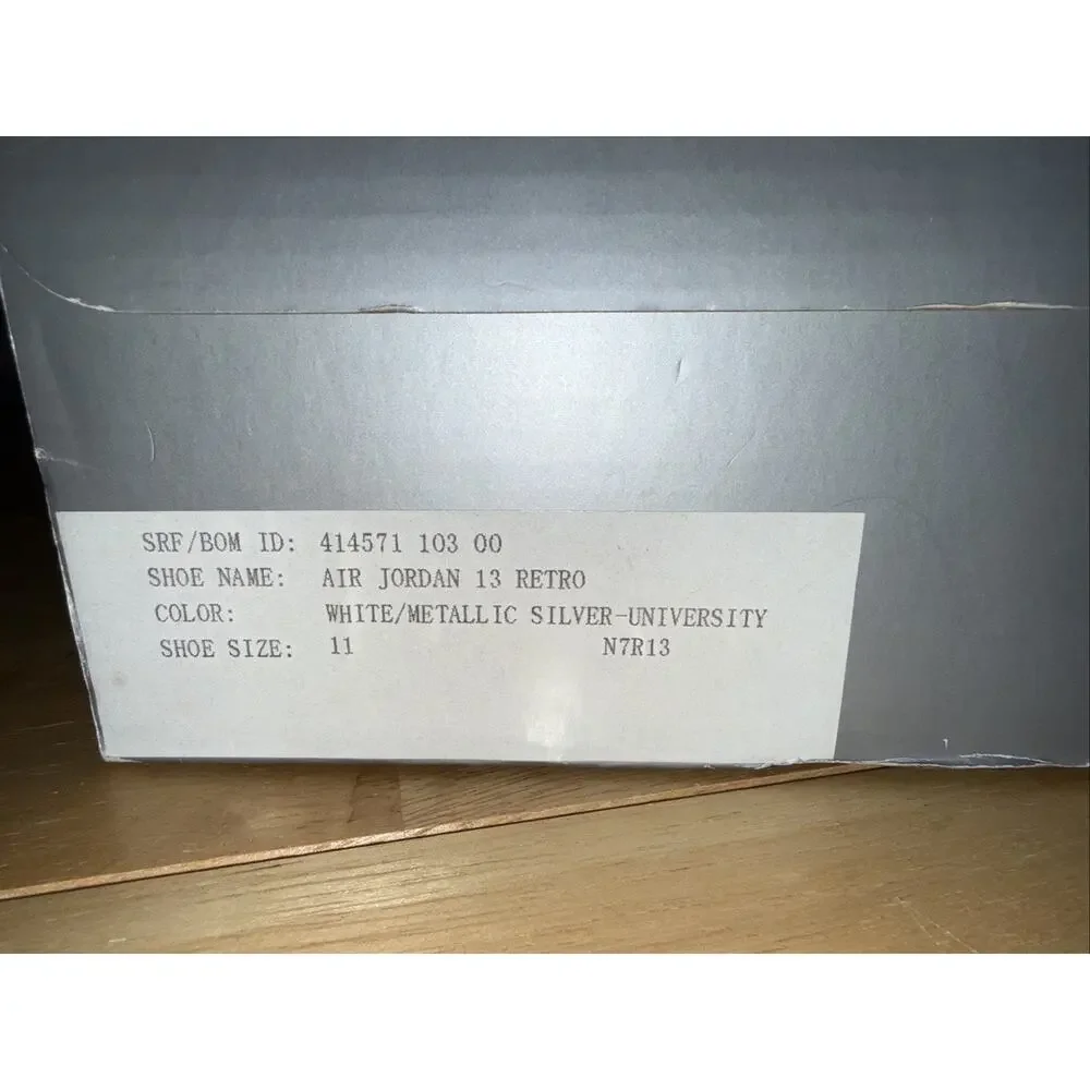 Size 11 HISTORY OF FLIGHT VNDS OG ALL JORDAN 13 With OG Box & Extra Laces 2017